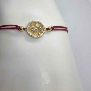 Evil Eye Adjustable Bracelet in 925 Sterling Silver – Symbol of Protection